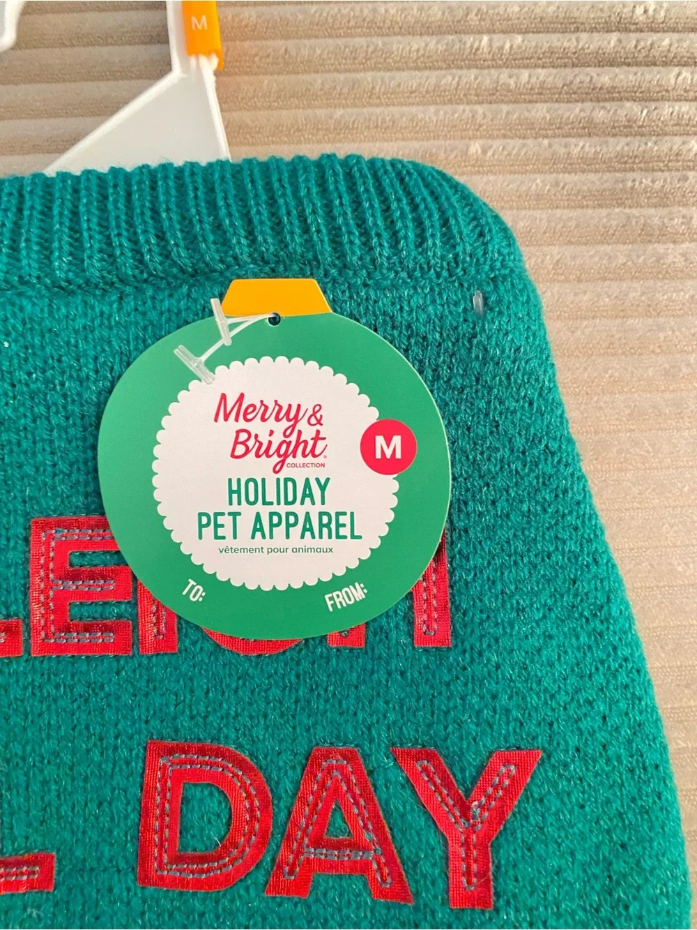 NWT Dog Christmas Sweater